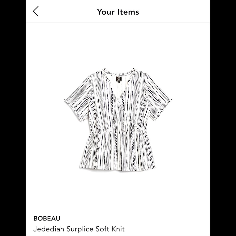 Bobeau Jedediah Surplice Soft Knit top (Stitch Fix)